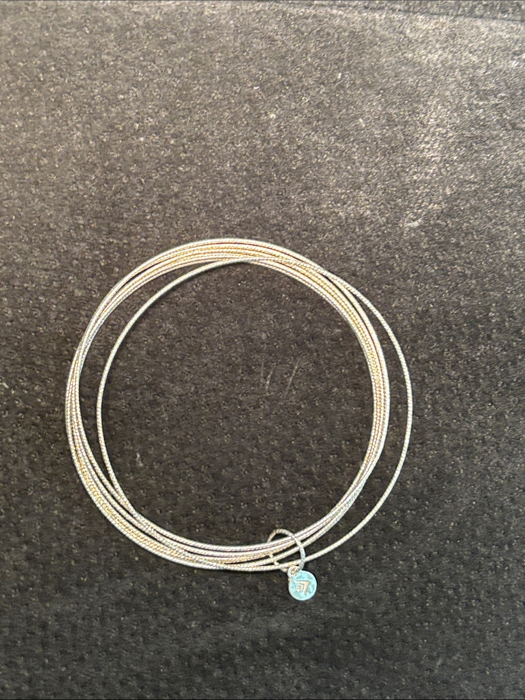 Vintage Silpada "Lasting Impression" Sterling Silver Multi-Bangle Setb3008